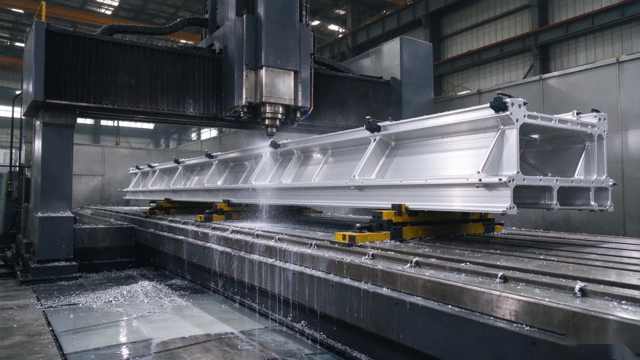 Long-Part Milling: Aerospace Beams on Gantry Machines