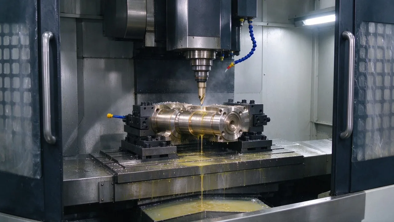 CK Series Flat Bed CNC Lathe: Shaft, Disc plus Sleeve Turning
