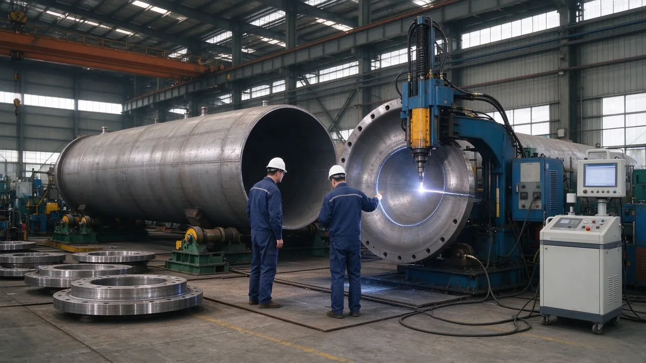 Double-Direction Heavy-Duty Angle Head for Gantry Machining