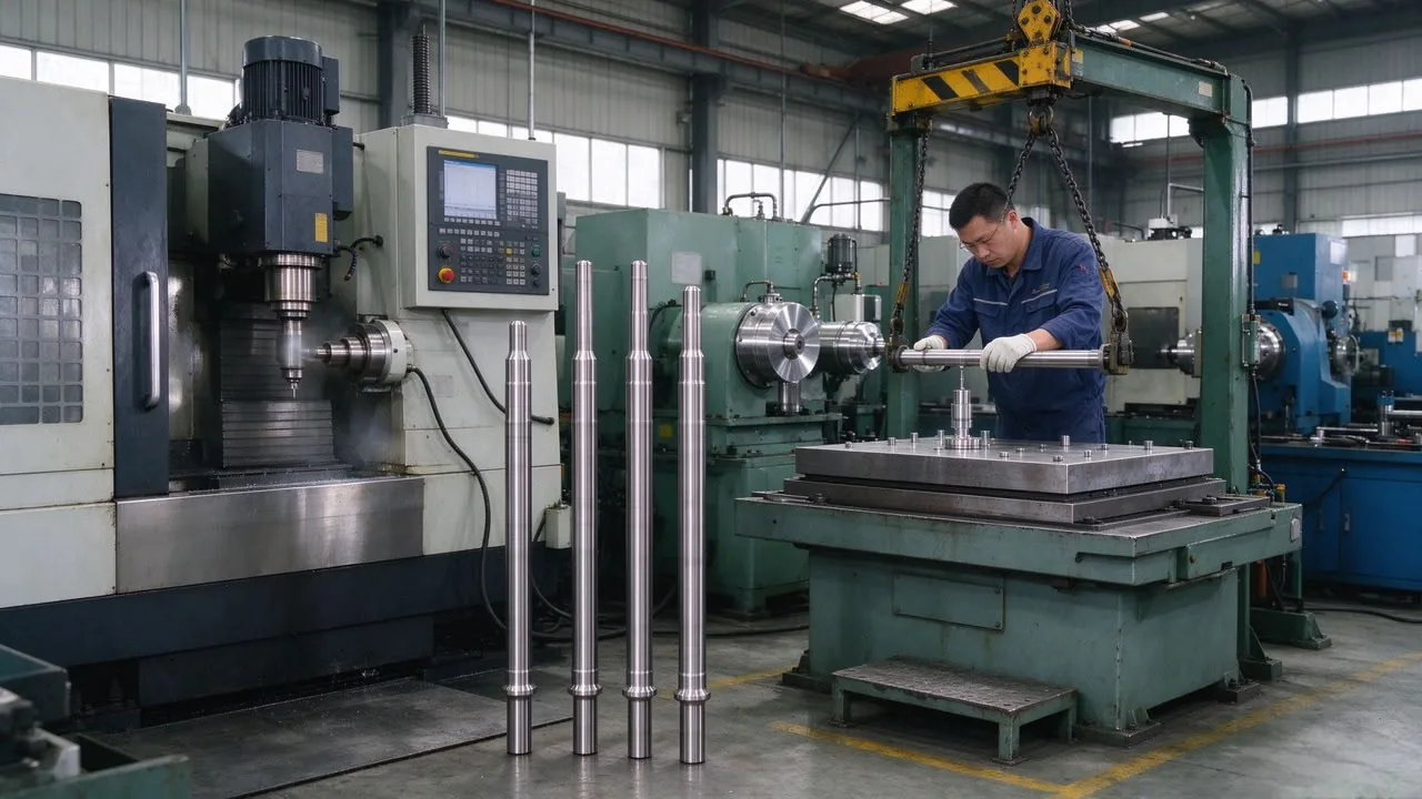 Gantry Right-Angle Head BT50: Side Machining on Large Moulds